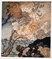 …. And sometime voices, illustration from William Shakespeare's The Tempest 1926