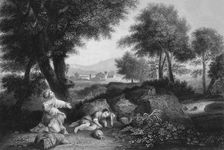 And the Angel of God called to Hagar out of Heaven mid-late 19th century? Creator: James Sands