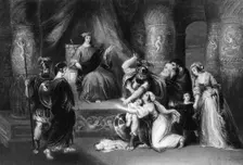 And the King said, Divide the living child in two mid-late 19th century. Creator: Peter Lightfoot
