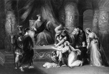 And the King said, Divide the living child in two mid-late 19th century. Creator: Peter Lightfoot