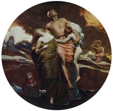 And the Sea Gave Up the Dead Which Were in It exhibited 1892, (1912).Artist: Frederic Leighton