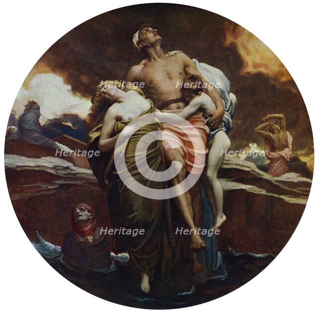 'And the Sea Gave Up the Dead Which Were in It', exhibited 1892, (1912).Artist: Frederic Leighton