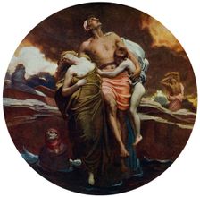 And the Sea Gave Up the Dead Which Were in It exhibited 1892, (1912).Artist: Frederic Leighton