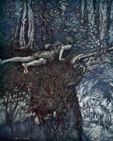 And there I learnt what love was like 1924. Creator: Arthur Rackham