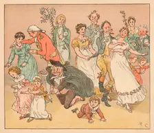 ...and they all fell to playing the game of catch-as-catch-can... c1885, (1934). Creator: Randolph Caldecott