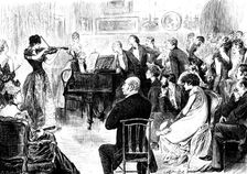 And they marvelled while the music delivered its message - which is different for every soul, 1890. Creator: R. Taylor