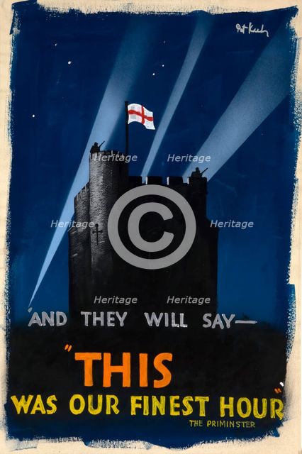 'And They Will Say - This Was Our Finest Hour', World War II poster, c1939-c1945. Creator: Patrick Keely.