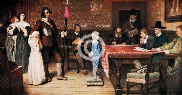 'And When Did You Last See Your Father?', 1878, (c1920). Artist: William Frederick Yeames