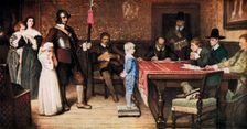 And When Did You Last See Your Father? 1878, (c1920). Artist: William Frederick Yeames