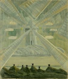 Andante (Sonata II), 1907. Creator: Ciurlionis, Mikalojus Konstantinas (1875-1911)