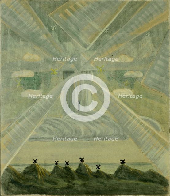 Andante (Sonata II), 1907. Creator: Ciurlionis, Mikalojus Konstantinas (1875-1911).