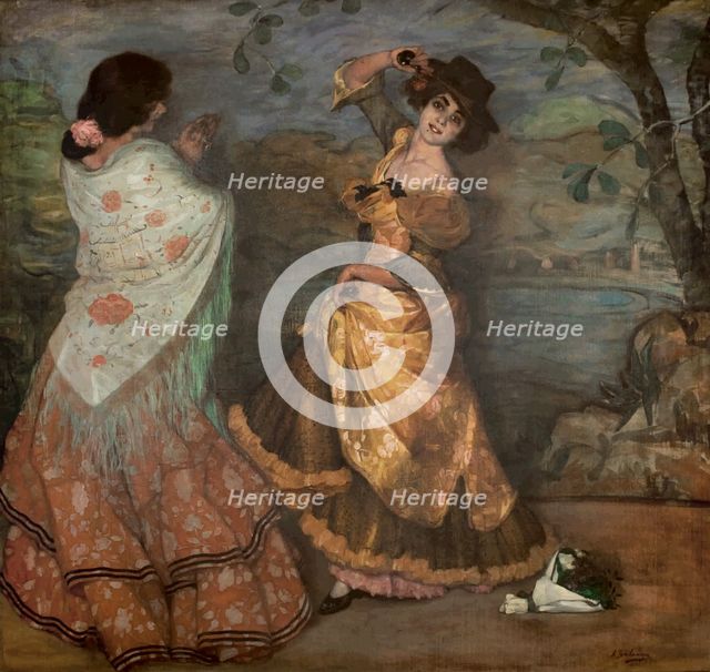 Andalusian dancers, 1903. Creator: Zuloaga y Zabaleto, Ignacio (1870-1945).