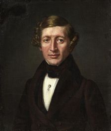 Anders Cederström (1805-1885), baron, Member of Parliament, deputy district chief..., 1842. Creator: Axel Johan Fägerplan