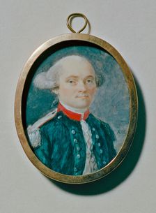 Anders Fredrik Reuterswärd (1756-1828), army officer, diplomat, mid-late 18th century. Creator: Augustin Ritt