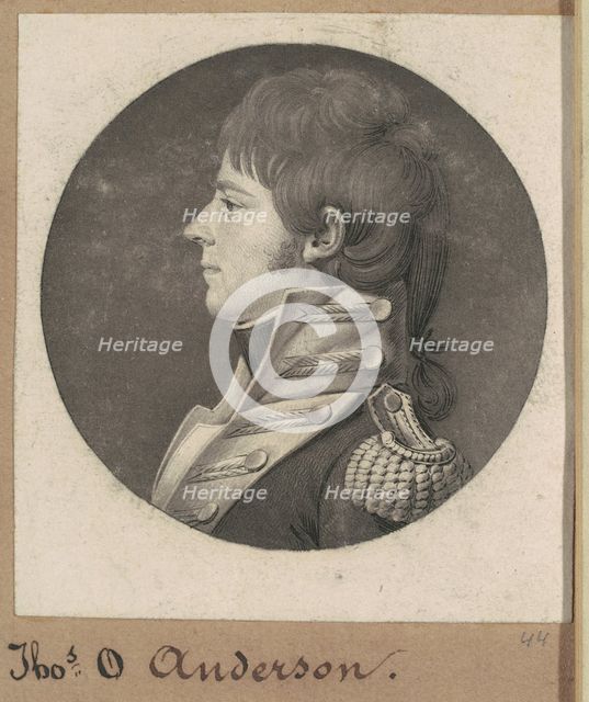Anderson, 1808. Creator: Charles Balthazar Julien Févret de Saint-Mémin.