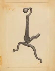 Andiron, 1935/1942. Creator: Salvatore Borrazzo