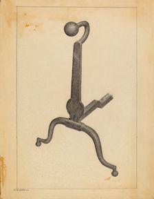 Andiron, 1935/1942. Creator: Salvatore Borrazzo