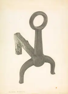 Andiron, 1935/1942. Creator: Salvatore Borrazzo