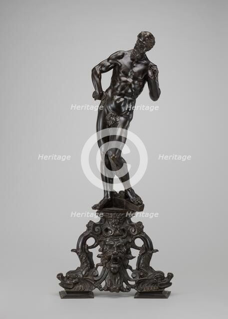 Andiron: Vulcan with His Anvil, 18th century. Creator: Unknown.