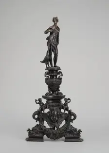 Andiron with Figure of Juno, 17th/19th century. Creator: Unknown