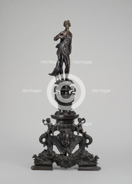 Andiron with Figure of Juno, 17th/19th century. Creator: Unknown.