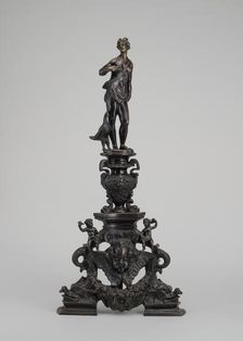 Andiron with Figure of Juno, 17th/19th century. Creator: Unknown
