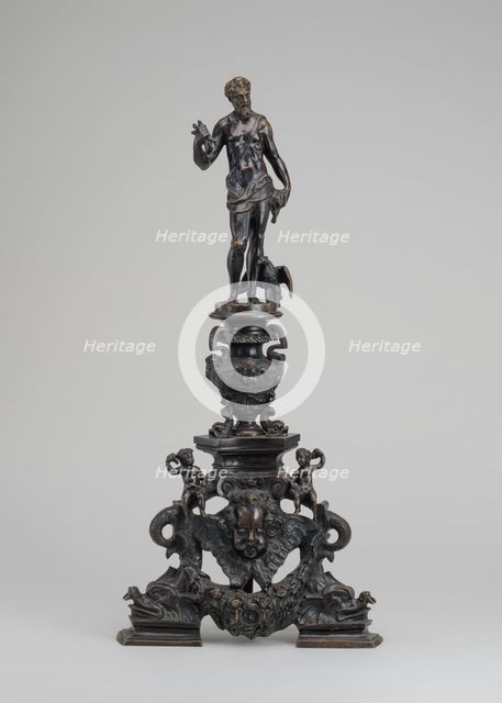 Andiron with Figure of Jupiter, 17th/19th century. Creator: Unknown.