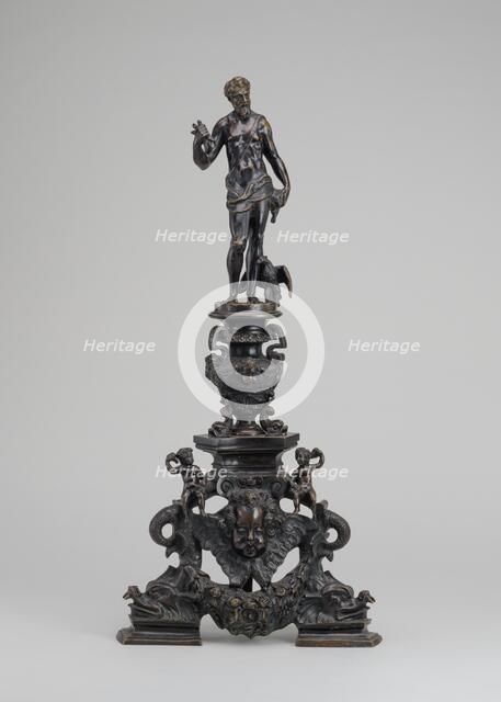 Andiron with Figure of Jupiter, 17th/19th century. Creator: Unknown.