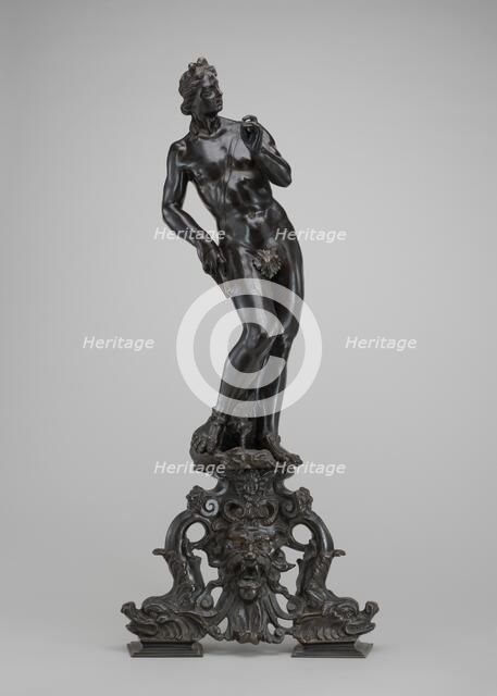Andiron: Apollo with the Serpent, 18th century. Creator: Unknown.