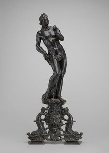 Andiron: Apollo with the Serpent, 18th century. Creator: Unknown