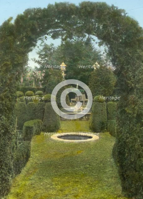 "Andorra," William Warner Harper house, Wyndmoor, Pennsylvania, 1919. Creator: Frances Benjamin Johnston.