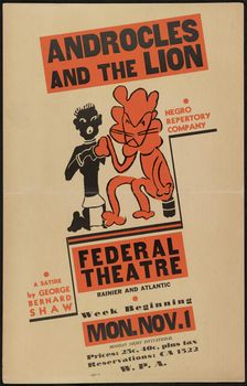 Androcles and the Lion, Seattle, [193-]. Creator: Unknown