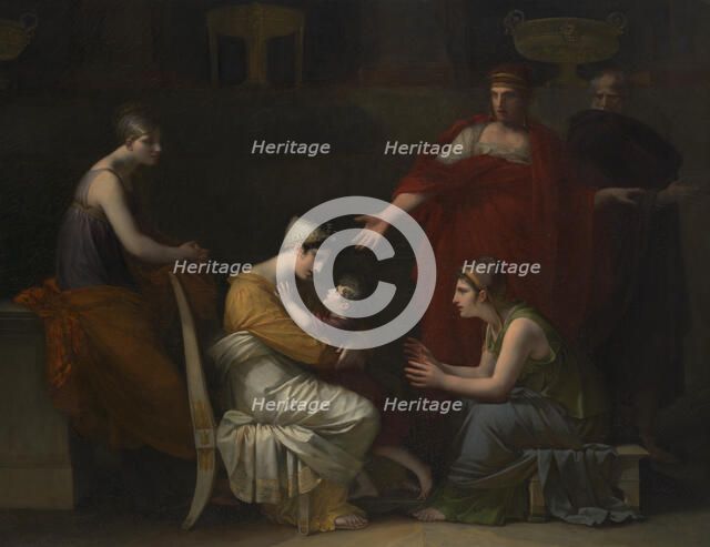 Andromache and Astyanax, ?1813-17; 1823-24?. Creator: Pierre-Paul Prud'hon.