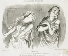 Andromaque, 1851. Creator: Honore Daumier