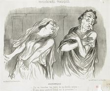 Andromaque, 1851. Creator: Honore Daumier