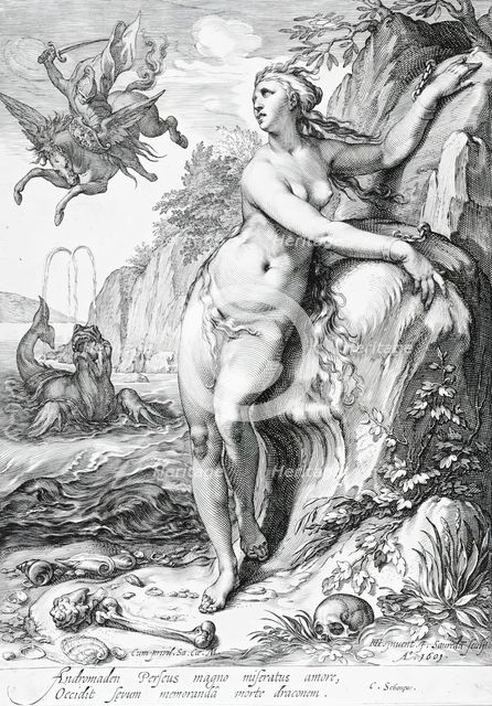 Andromeda, 1601. Creator: Jan Saenredam.