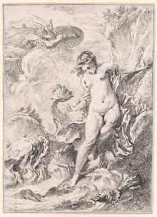 Andromeda (Andromède), 1734. Creator: François Boucher (French, 1703-1770)
