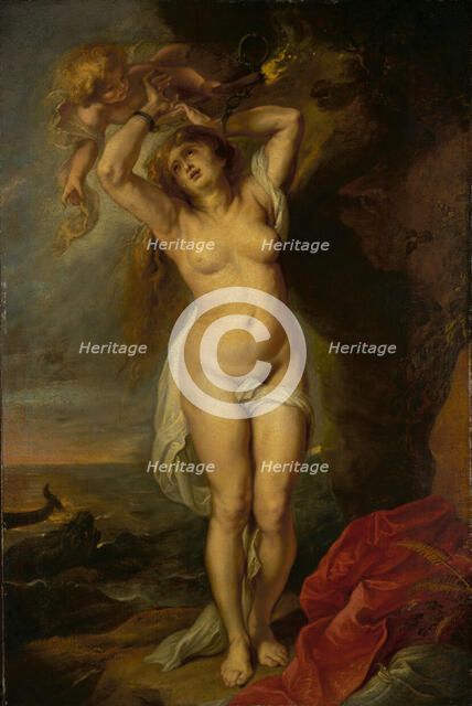 Andromeda, c1640s. Creator: Workshop of Peter Paul Rubens.