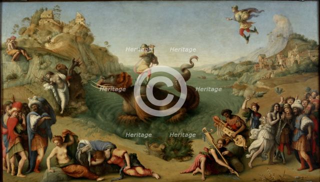 Andromeda freed by Perseus, 1510-1515. Artist: Piero di Cosimo (ca 1462-ca 1521)