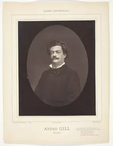 André Gill (French caricaturist, 1840-1885), c. 1876. Creator: Etienne Carjat