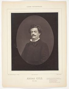 André Gill (French caricaturist, 1840-1885), c. 1876. Creator: Etienne Carjat