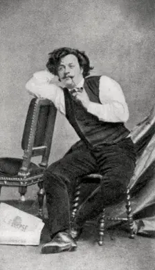 Andre Gill, French caricaturist, 1868