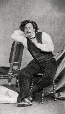 Andre Gill, French caricaturist, 1868