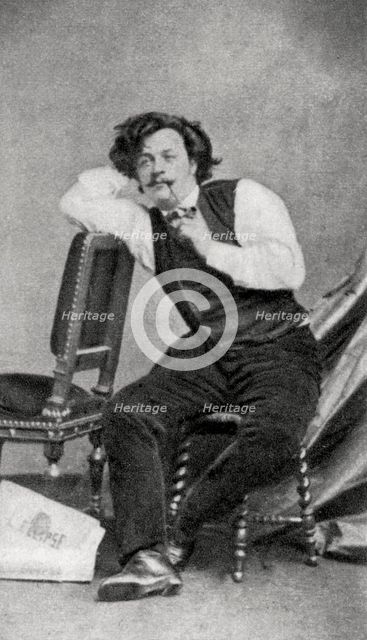 Andre Gill, French caricaturist, 1868. Artist: Unknown
