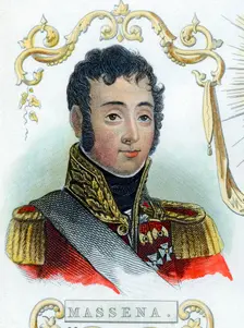 Andre Massena, French soldier, c1830