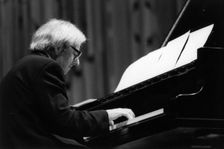 Andre Previn, Barbican, London, 1995. Creator: Brian Foskett