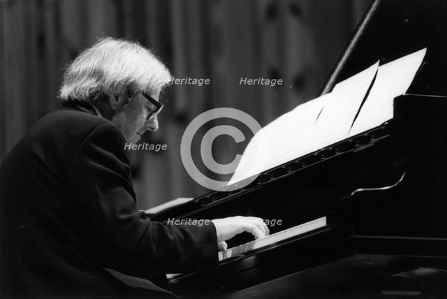 Andre Previn, Barbican, London, 1995. Creator: Brian Foskett.