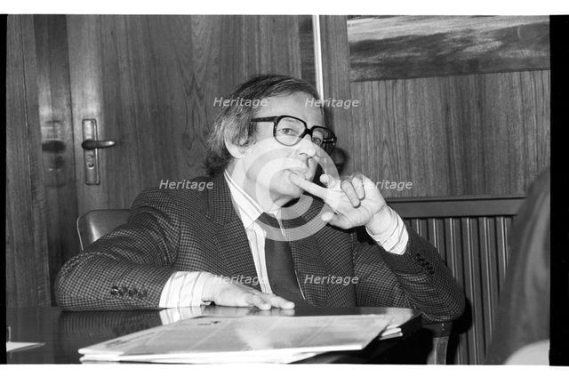 Andre Previn, London, 1985.   Artist: Brian O'Connor.