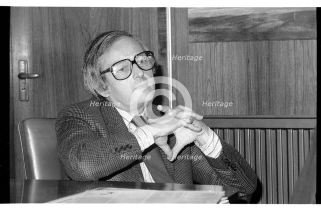 Andre Previn, London, 1985.   Artist: Brian O'Connor.