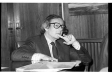 Andre Previn, London, 1985. Artist: Brian O'Connor